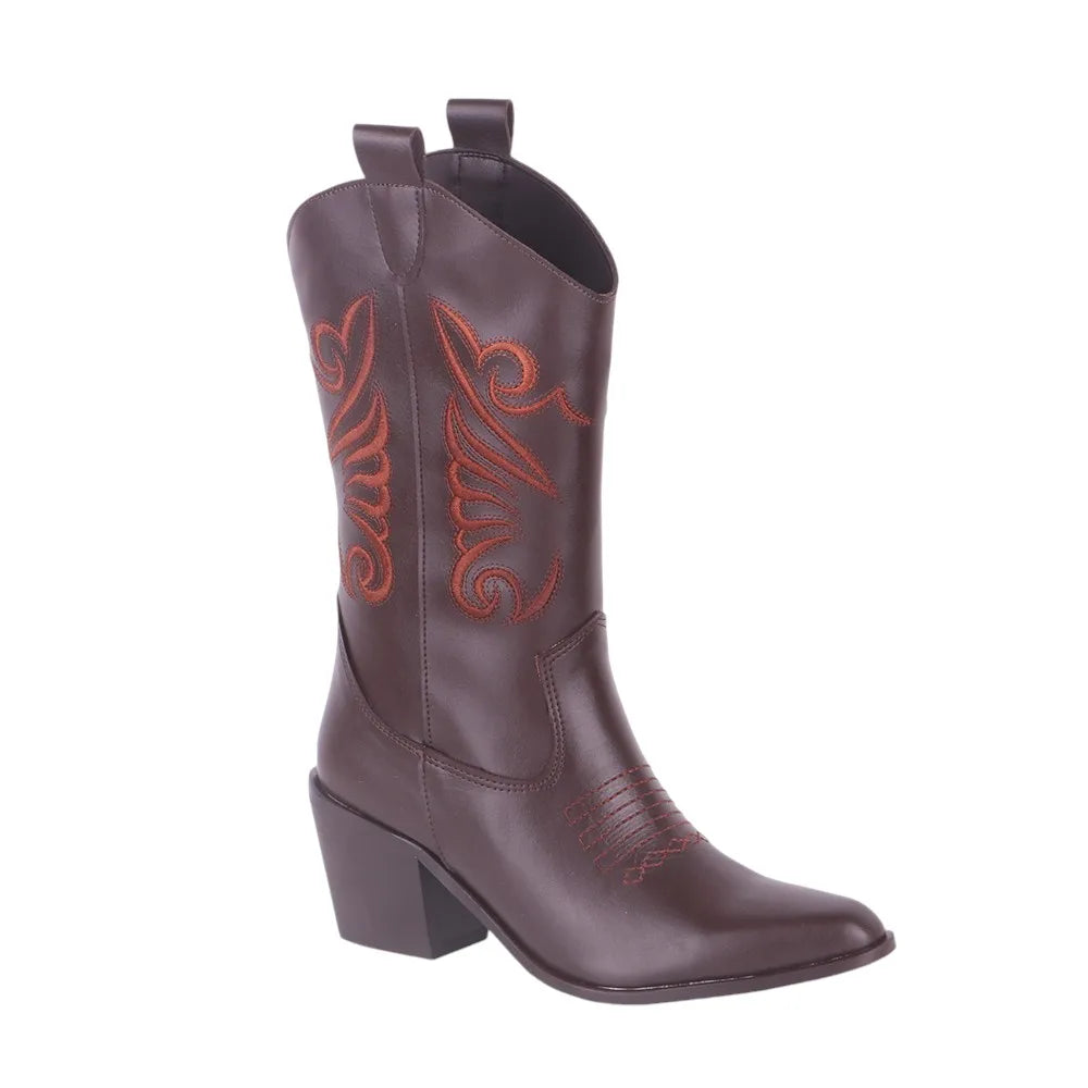 Embroidery Cowboy Boots for Women