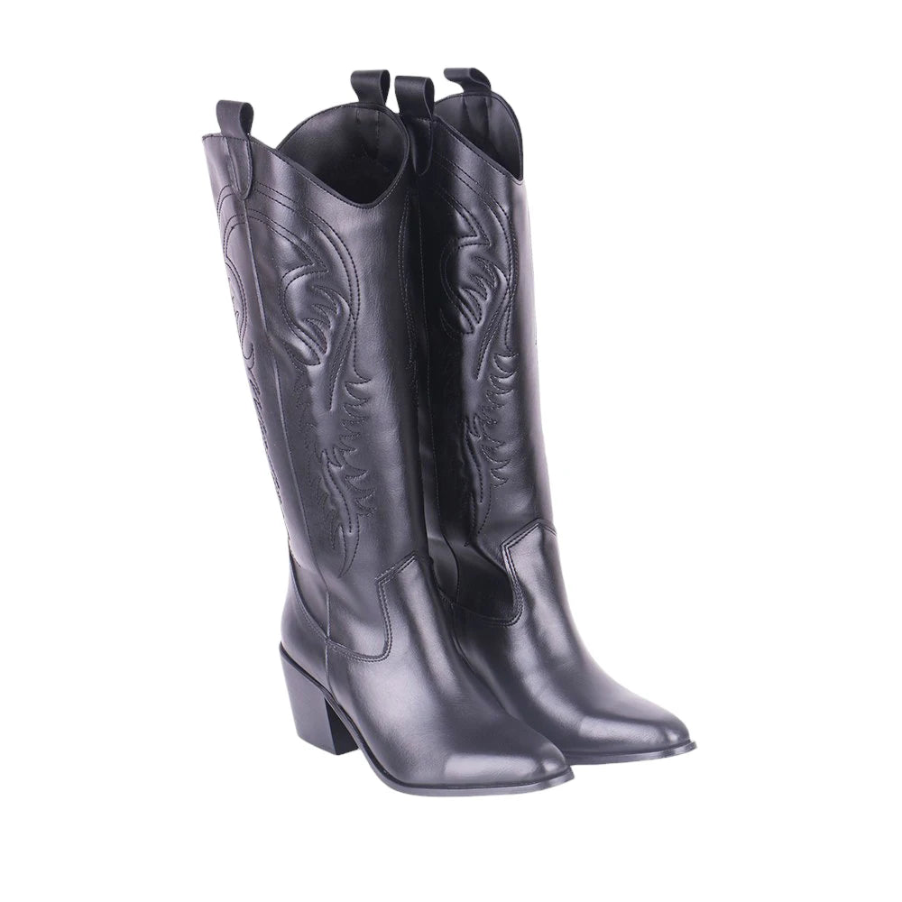 Mid Calf Cowboy Boots For Woman