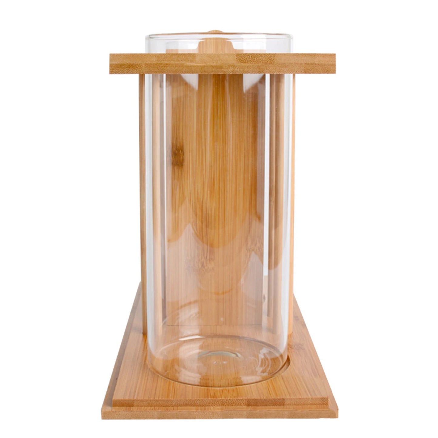 Mini DIY Bamboo and Wood Fish Aquarium