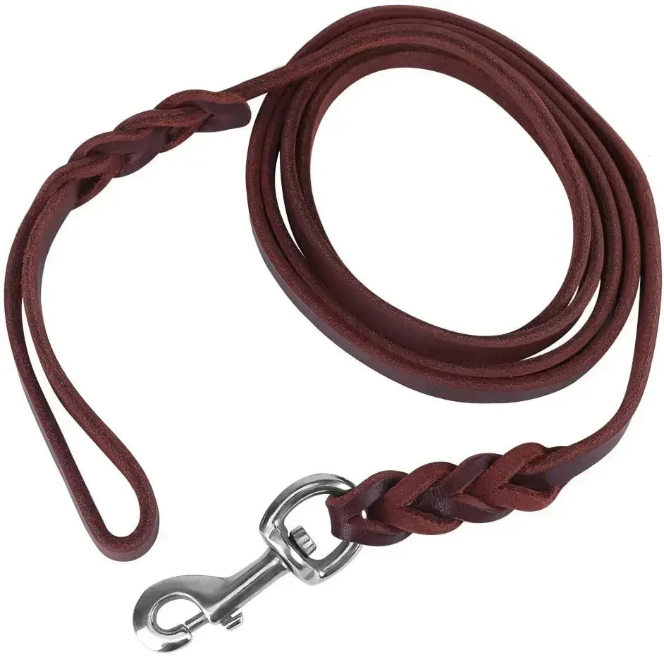 Genuine Leather Dog Leash