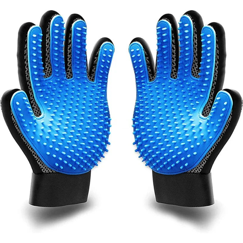 Pet Bathing And Grooming Gloves For All Pets