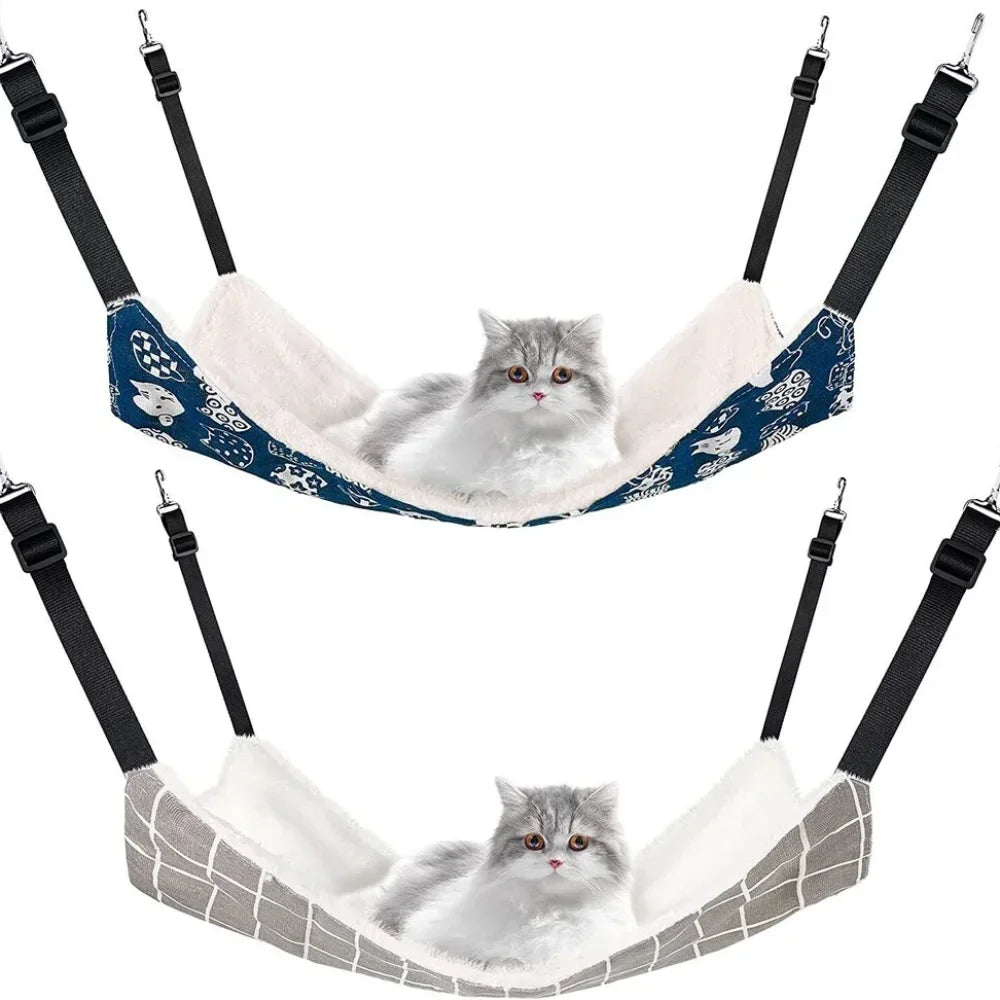 Cat Hanging Hammock Reversible