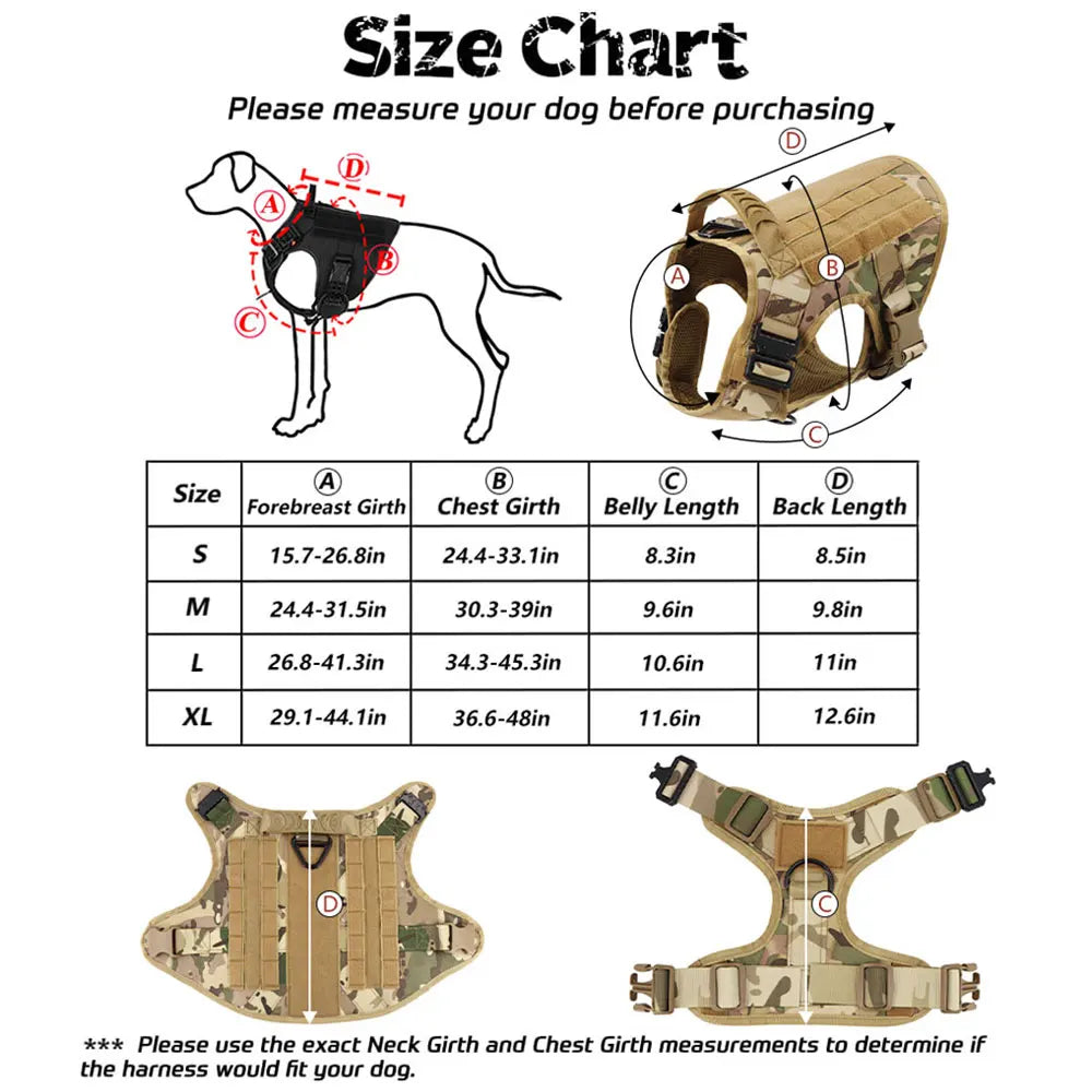 Medium To Large Dog Harness And Leash Set