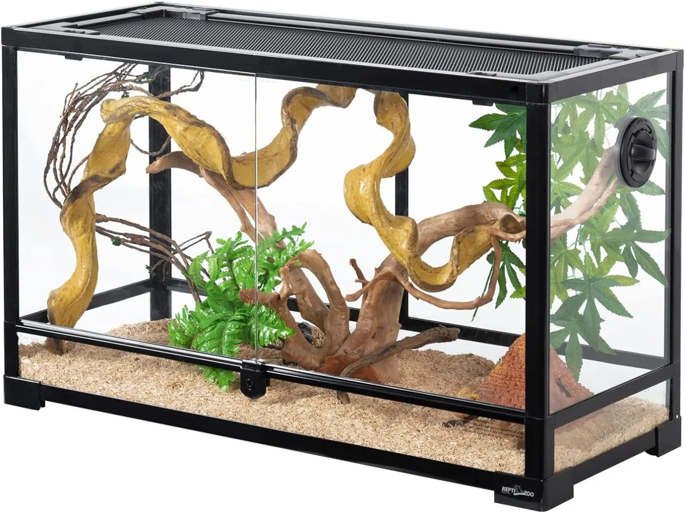 30 Gallon Tempered Glass Reptile Terrarium 30" x 12"x 18"