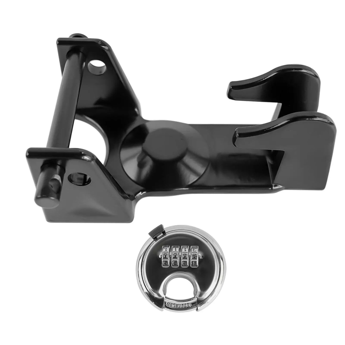 AP03 Black Gooseneck Trailer Lock W/ Combination Lock TL50