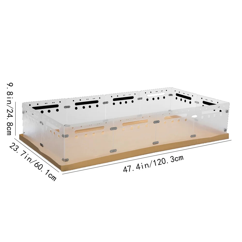 12 PCS Acrylic Guinea Pig/Hamster For Small Animals