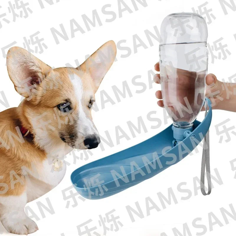 Portable Dog Water Bottle, Foldable