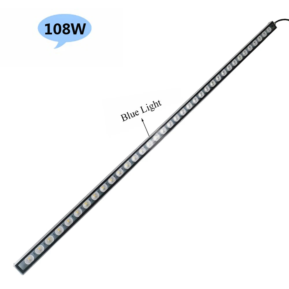 LED Aquarium Fish Tank Light 108W Blue 470nm