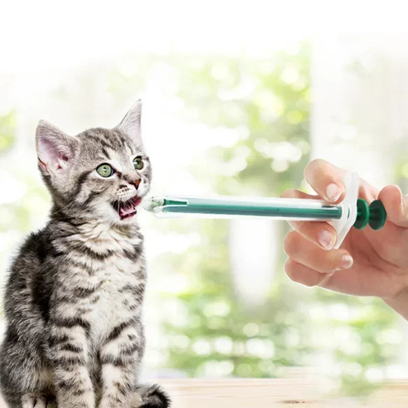 Pet Medicine Dispenser Piller Shooter Syringe with Soft Tip