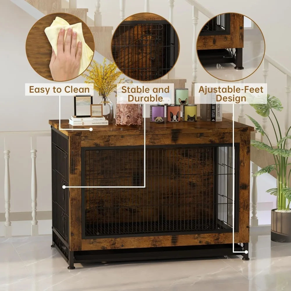 Heavy Duty End Table Crate, 3 Door, Large