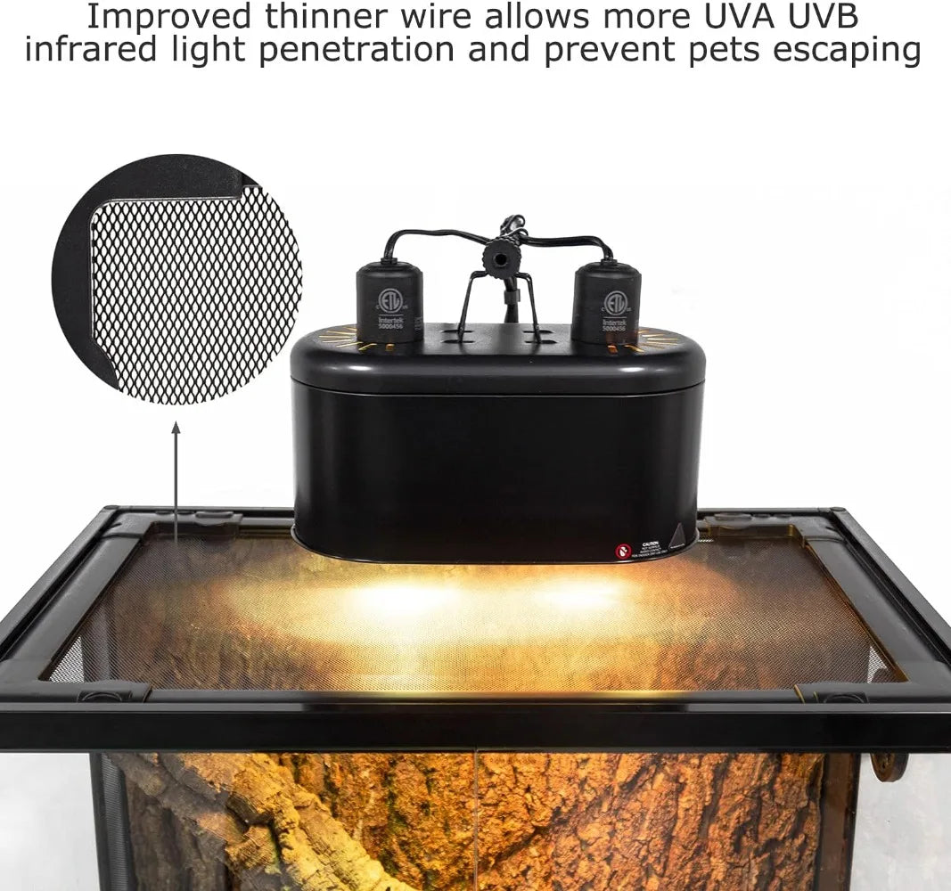 30 Gallon Tempered Glass Reptile Terrarium 30" x 12"x 18"