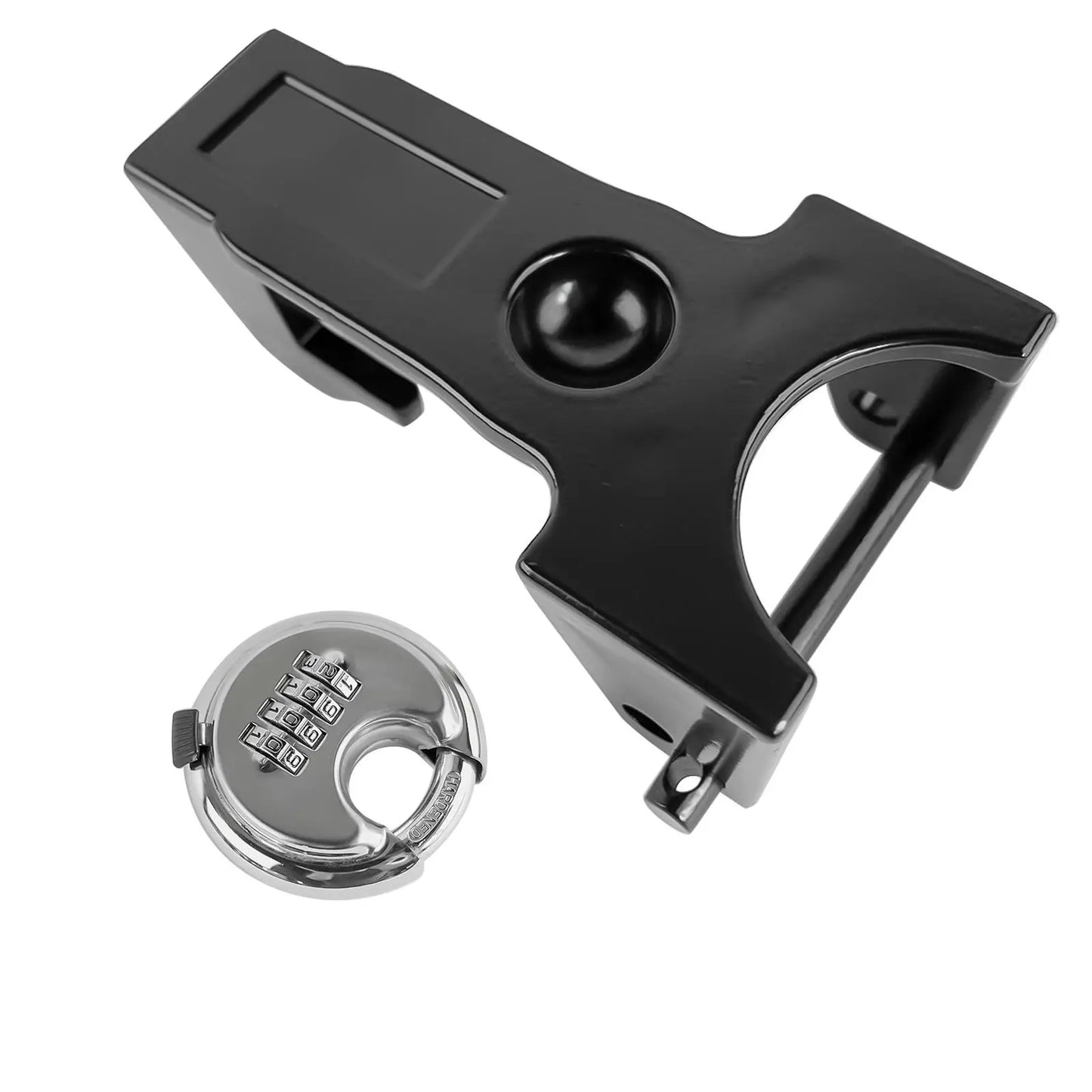 AP03 Black Gooseneck Trailer Lock W/ Combination Lock TL50