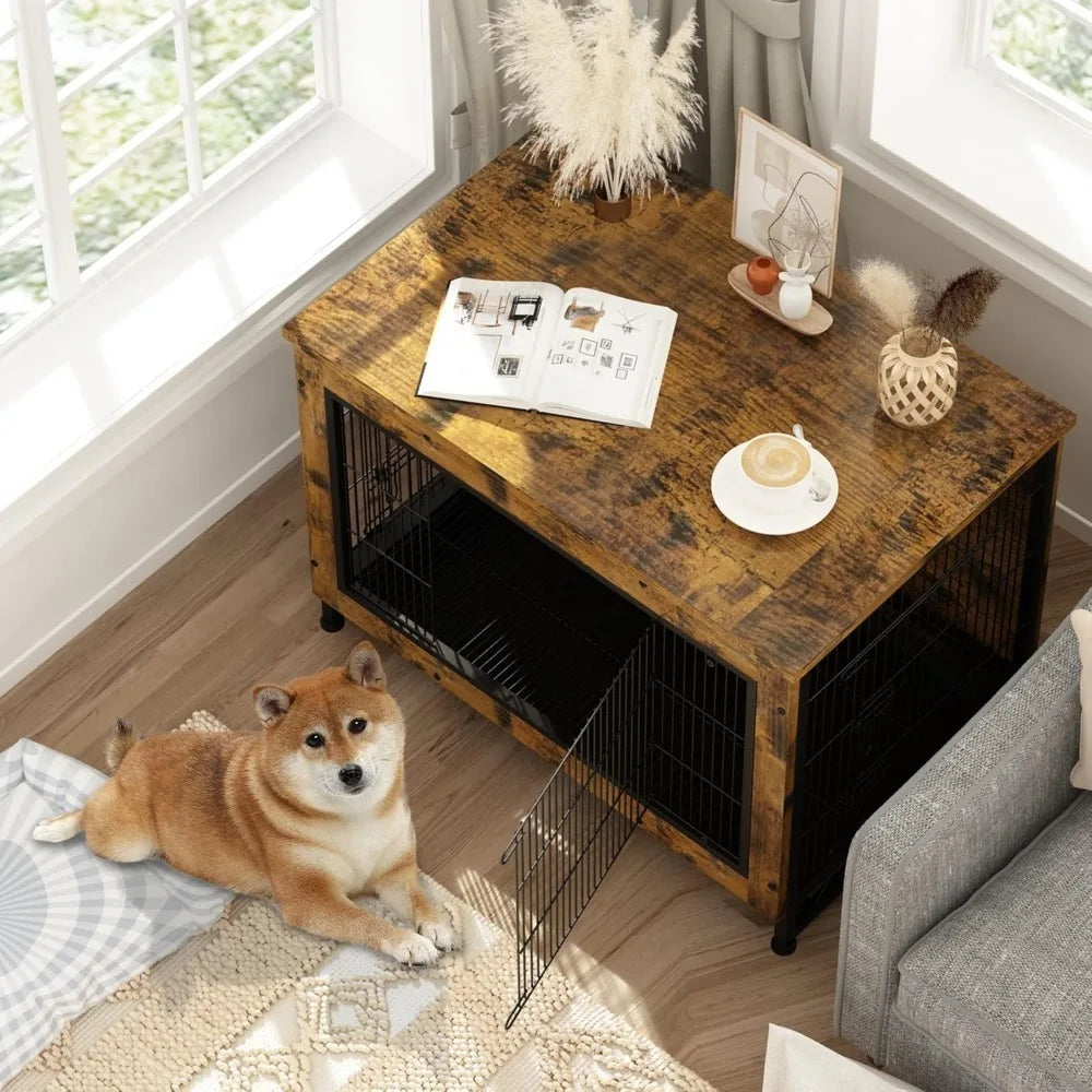 Heavy Duty End Table Crate, 3 Door, Large