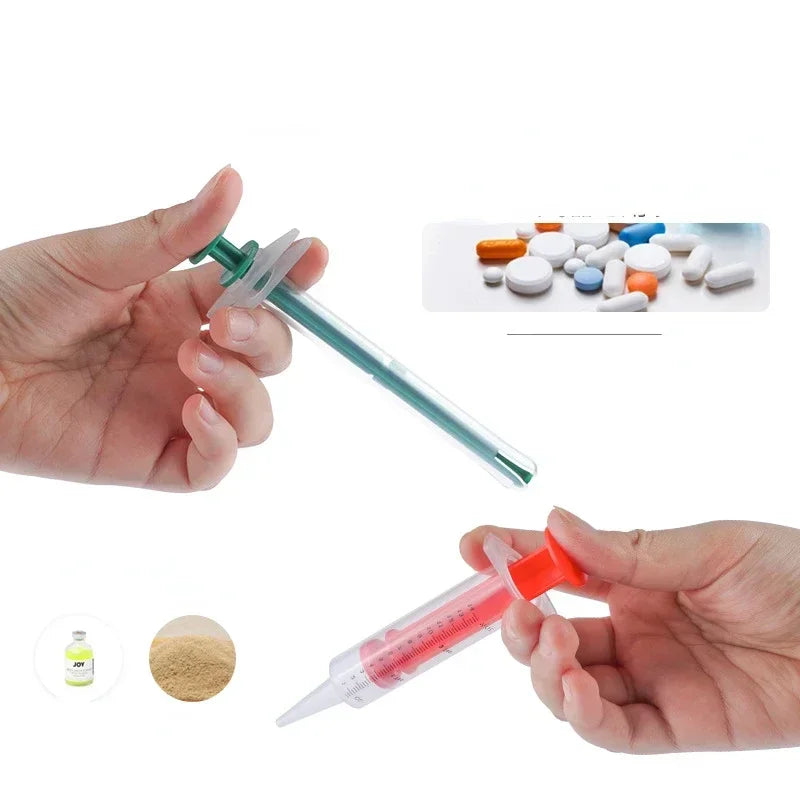Pet Medicine Dispenser Piller Shooter Syringe with Soft Tip