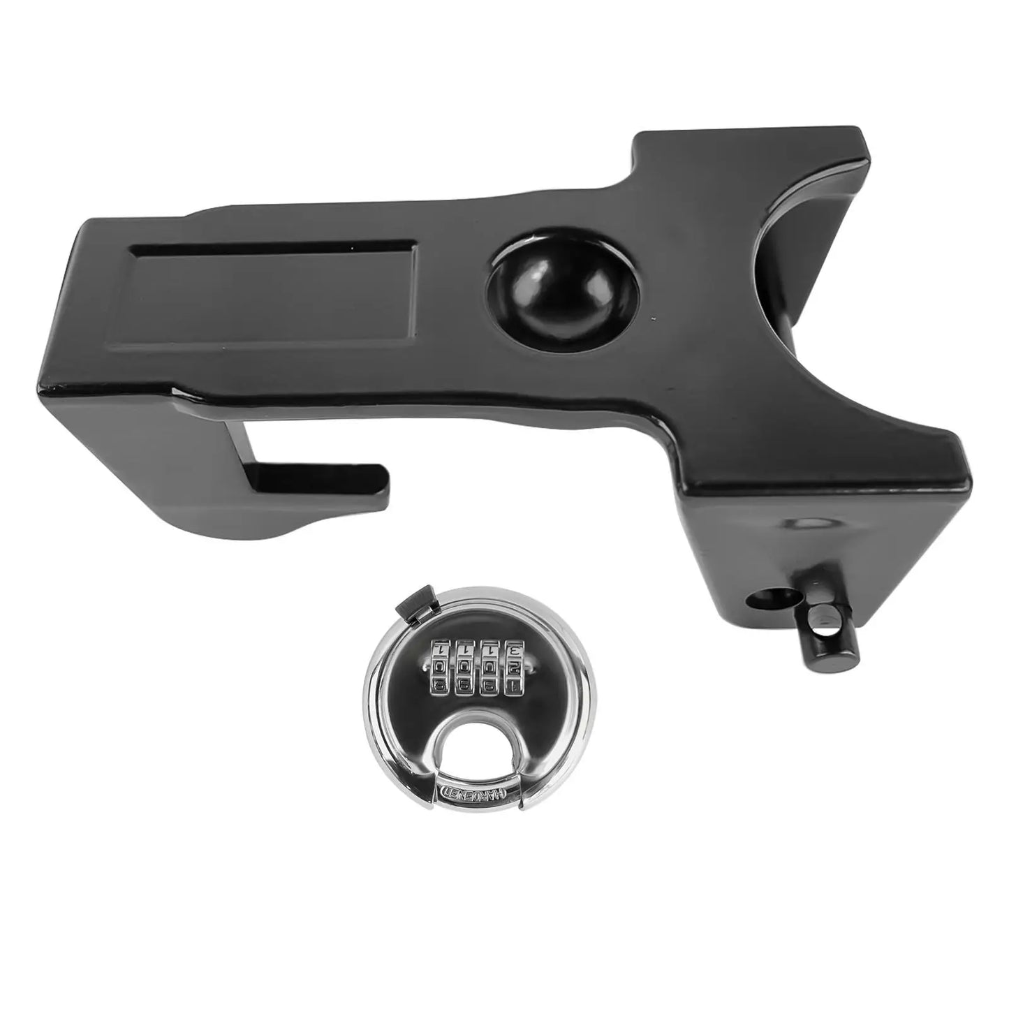 AP03 Black Gooseneck Trailer Lock W/ Combination Lock TL50