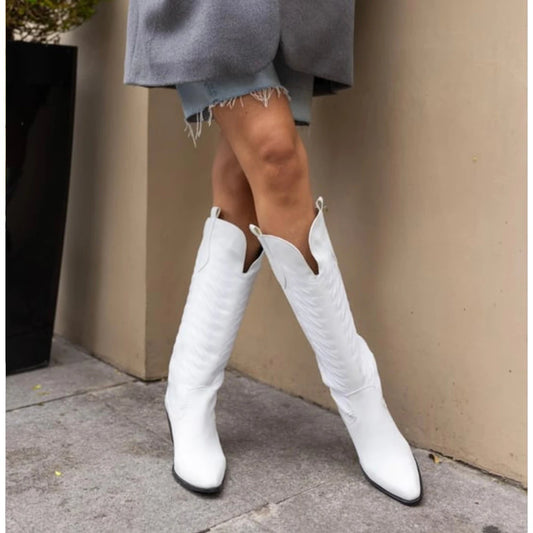 Mid Calf Cowboy Boots For Women
