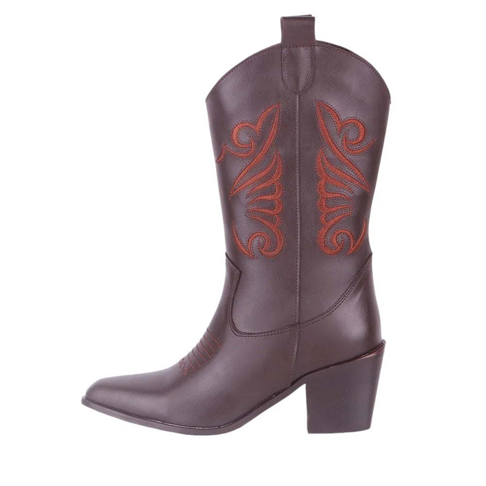 Embroidery Cowboy Boots for Women