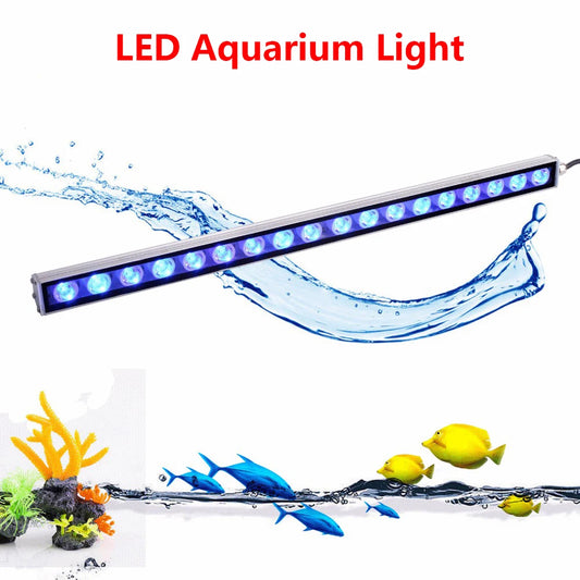 LED Aquarium Fish Tank Light 108W Blue 470nm