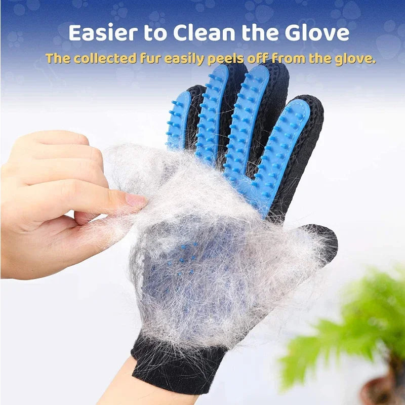Pet Bathing And Grooming Gloves For All Pets