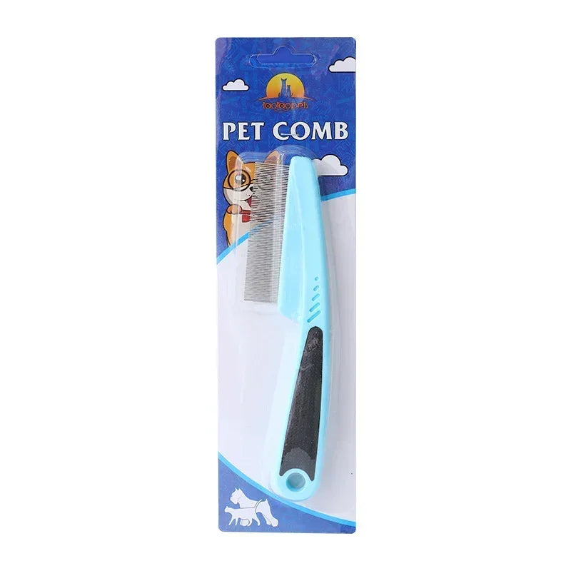 Small Tooth Metal Comb for Pet Grooming