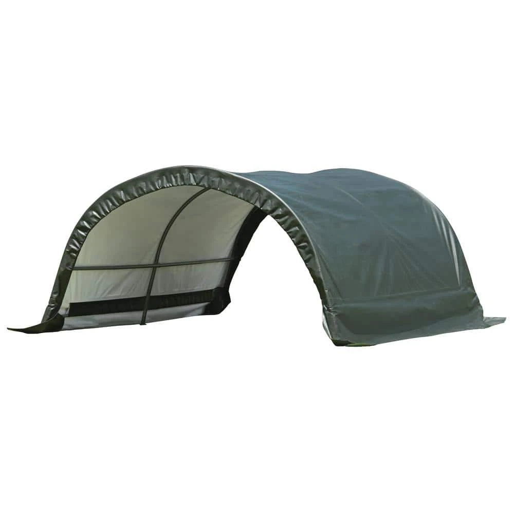 US 8 ft. W x 10 ft. D x 5 ft. H Rounded Portable Livestock Portable Shelter, Waterproof UV Fabric