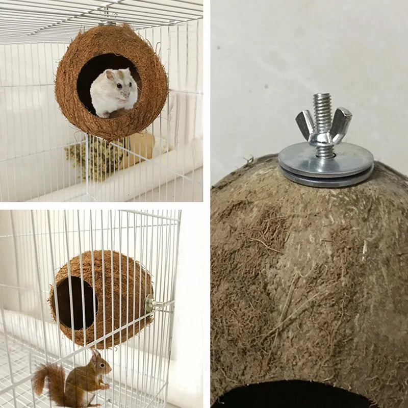 Natural Coco Hideaway Hanging Toy