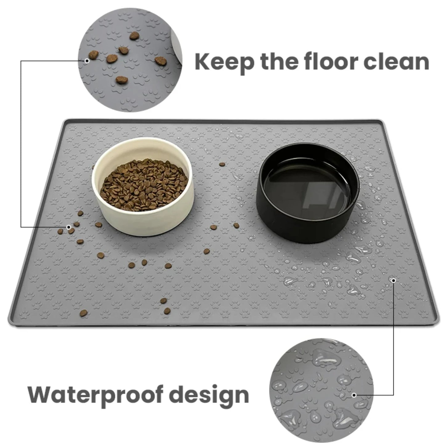 Waterproof Silicone Pet Feeder Mat