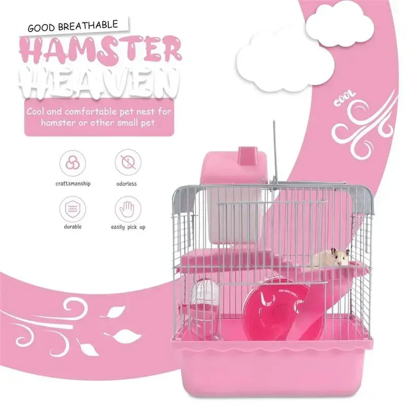 Double-layer Small Animal Cage