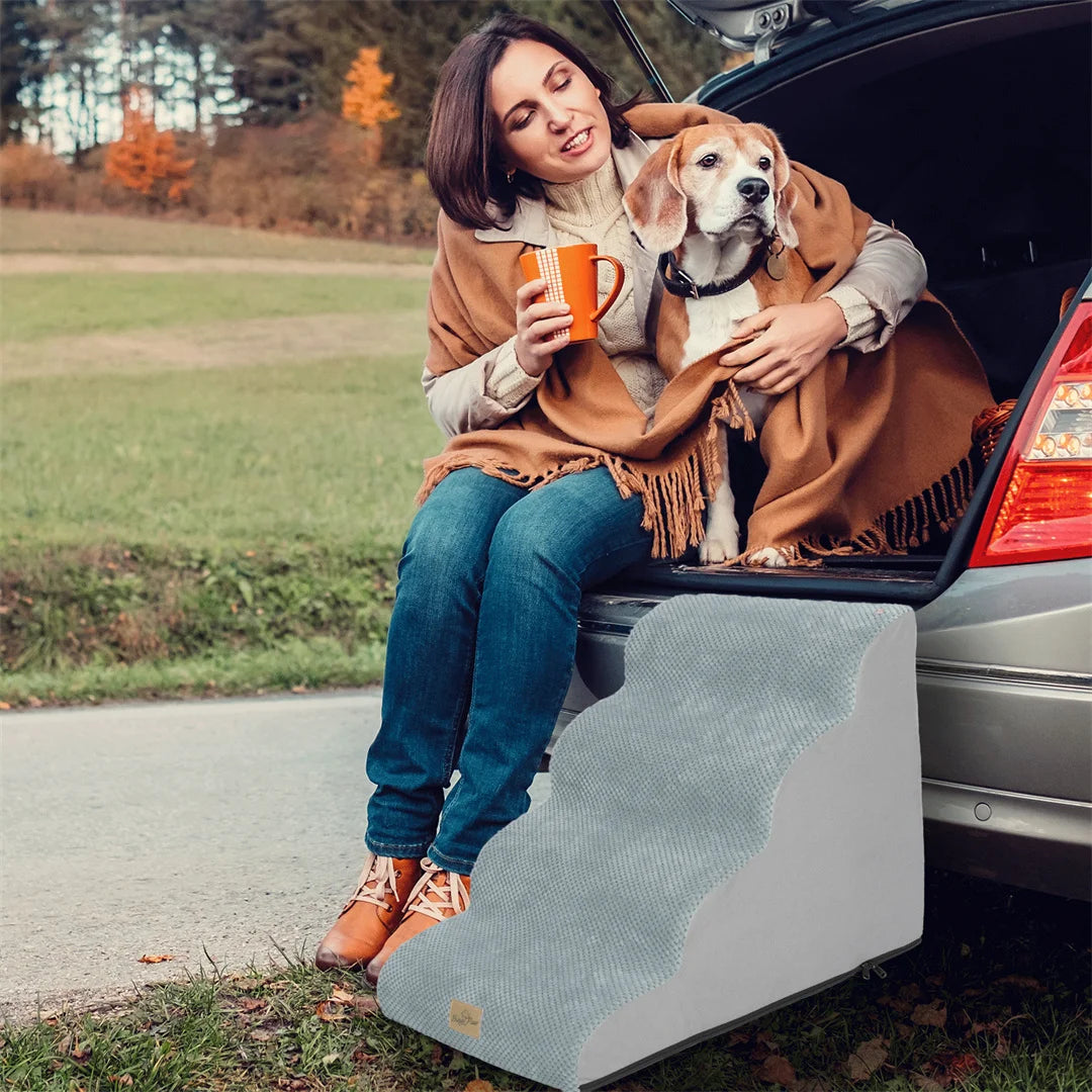 Pet Stairs High-Density Foam With Washable Cover