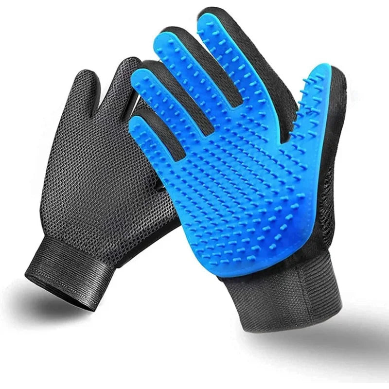 Pet Bathing And Grooming Gloves For All Pets