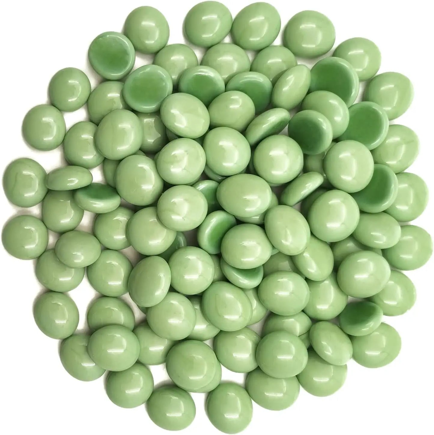 Flat Glass Marbles1 Pound Fish Tank Decorations