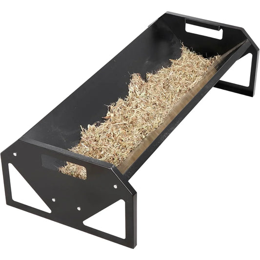 US 44.2" Long, Heavy-Duty Large Capacity Livestock Feeder