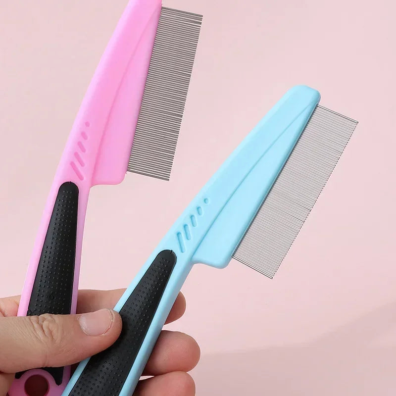 Small Tooth Metal Comb for Pet Grooming