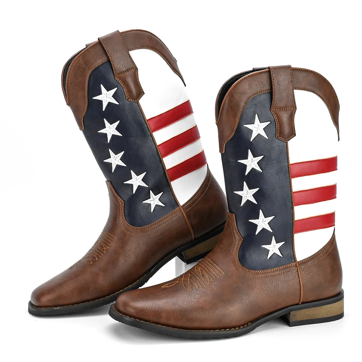 Men's Cowboy Boots, Pull-On
