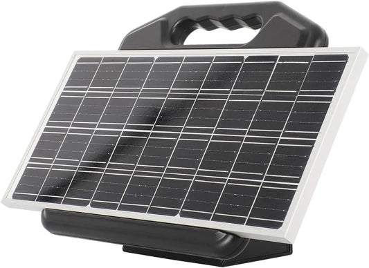 S2500 2.2 Joule Solar Fence Charger, 60 Miles Solar Electric Fence Charger For Livestock, Horses, Cattle Sheep, Portable And