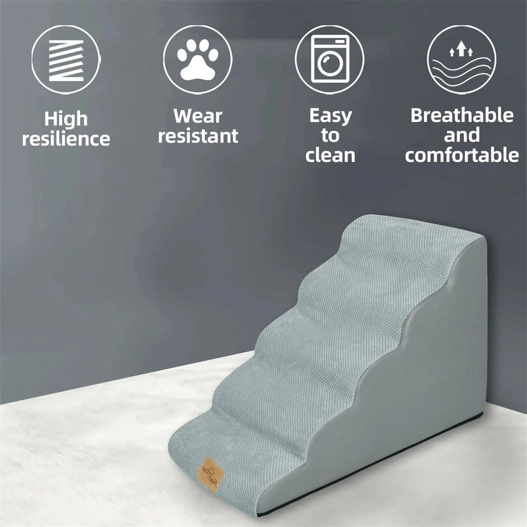 Pet Stairs High-Density Foam With Washable Cover