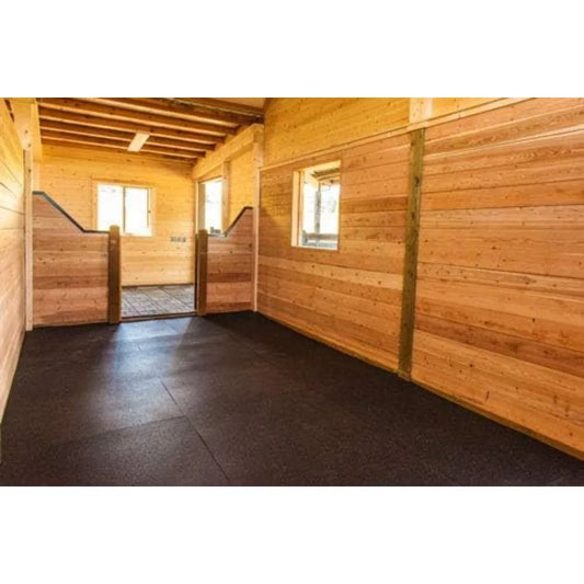 Horse/Stable Mats - Heavy Duty Stall Mats - Thick, Durable Rubber Flooring Solid