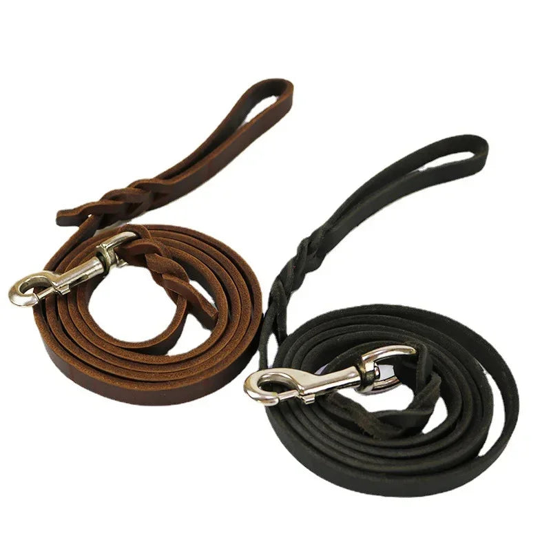 Genuine Leather Dog Leash