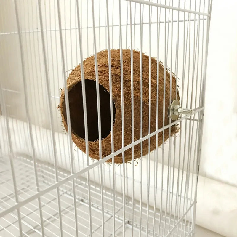 Natural Coco Hideaway Hanging Toy