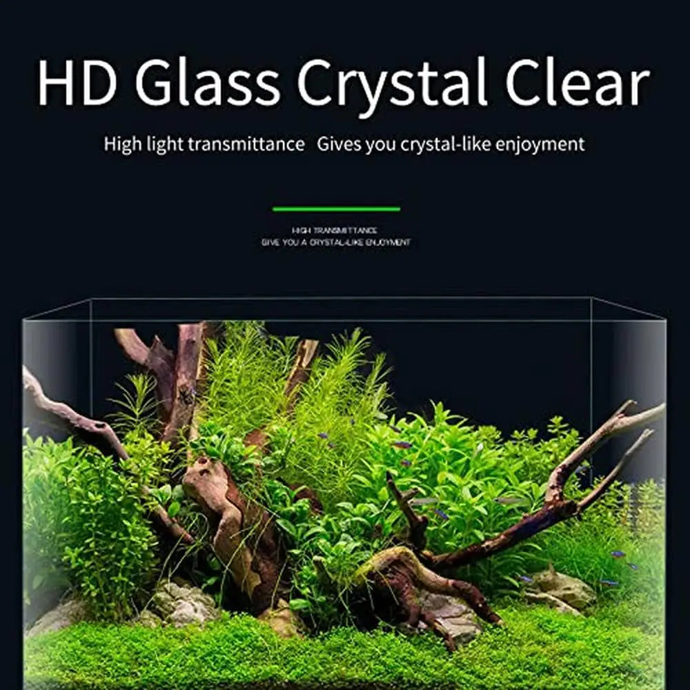 4 Gallon Rimless Glass Cube Fish Tank
