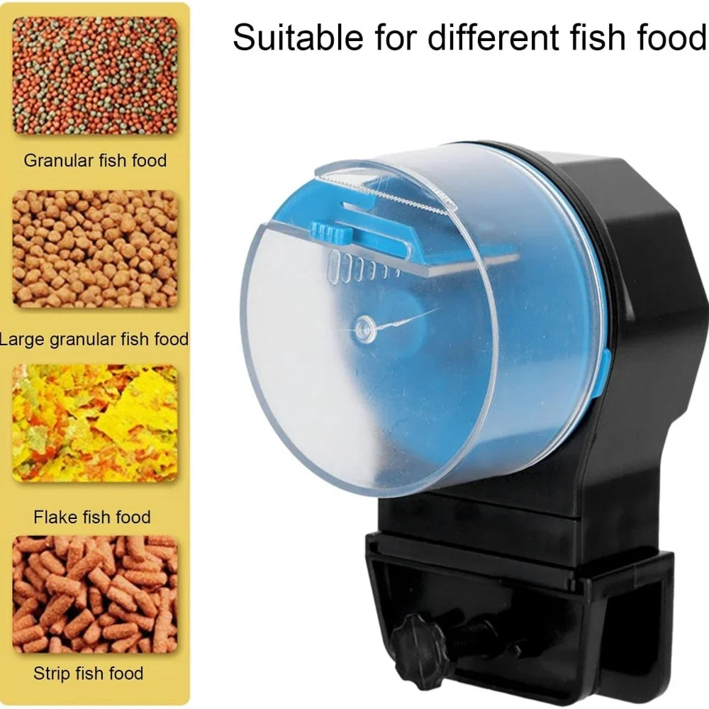 Automatic Fish Tank Feeder 12/24 Hours Intelligent Timing Large-Capacity Electric Auto Food Dispenser