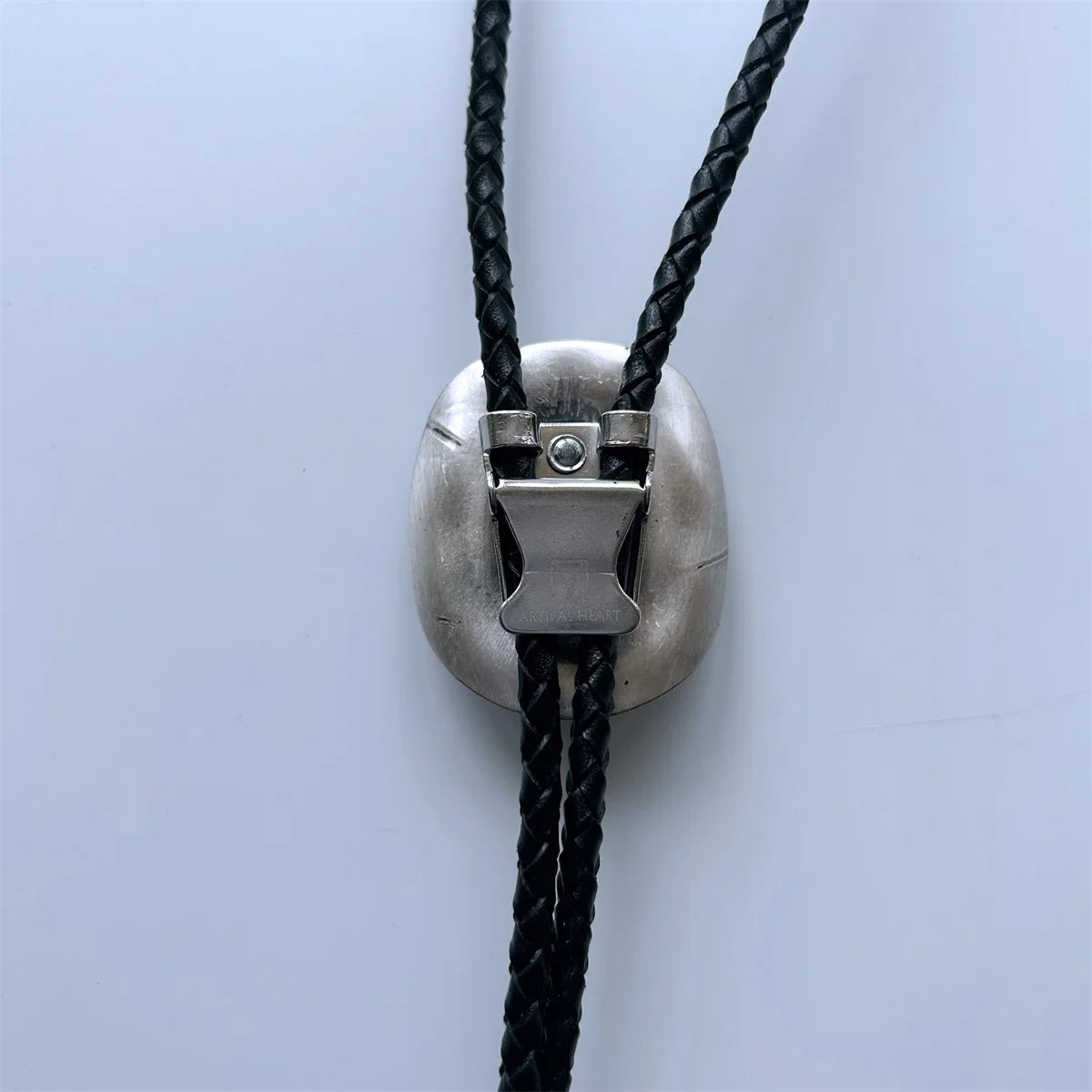 Vintage Silver Plated Cowboy Western Bolo Tie