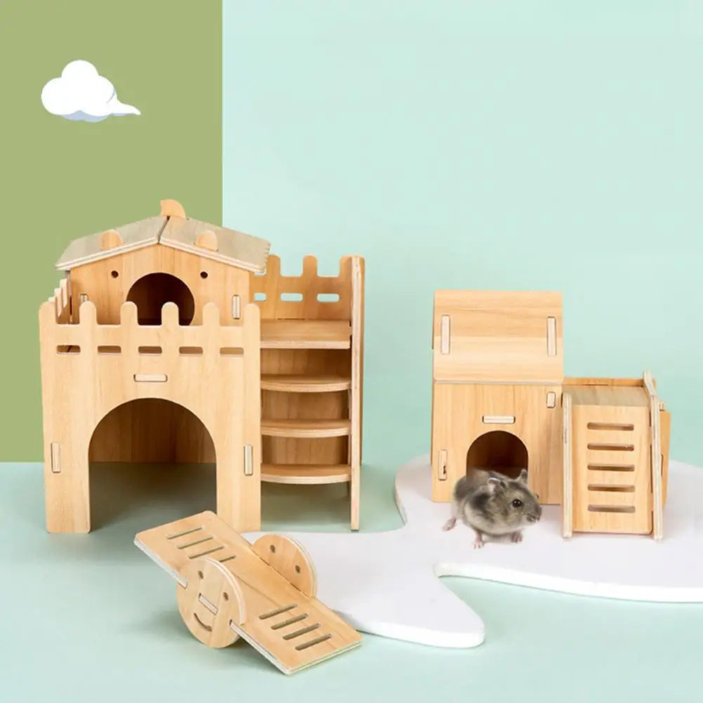 Small Animal Wooden Pet Toys