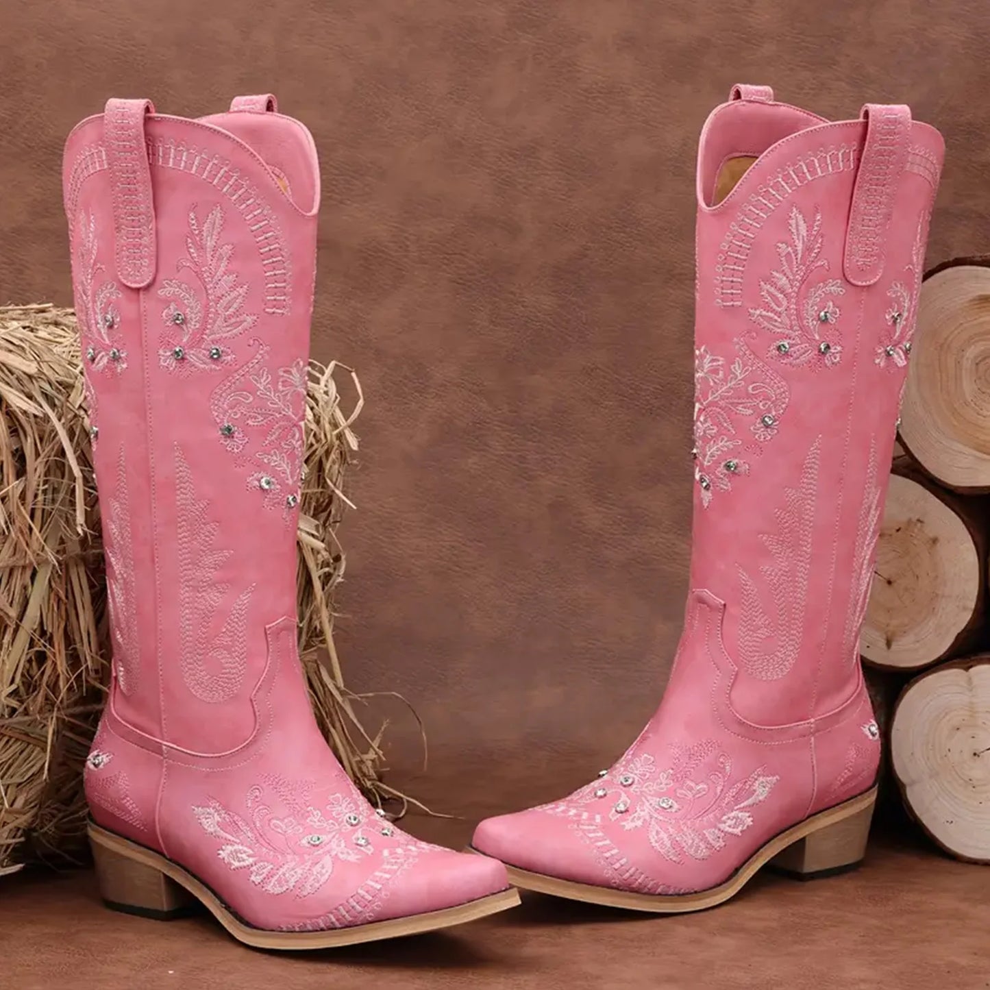 Cowboy Boots for Women - Wide Calf Knee High