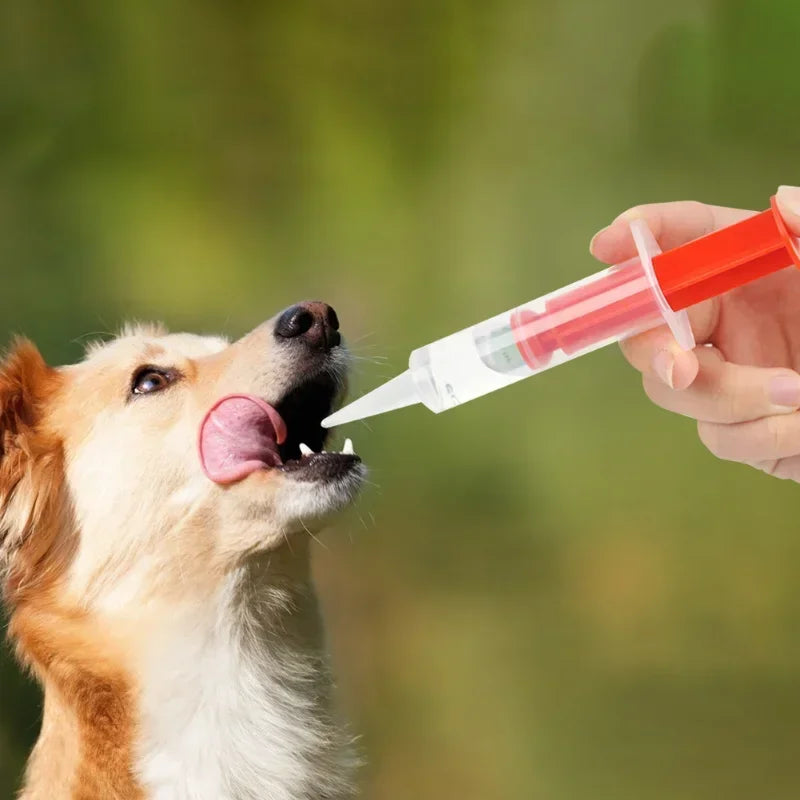 Pet Medicine Dispenser Piller Shooter Syringe with Soft Tip