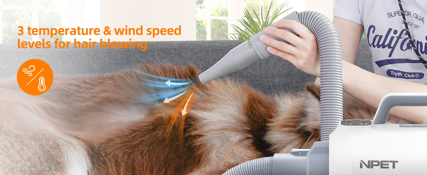 NPET Pet Grooming Kit With 6 Grooming Tools