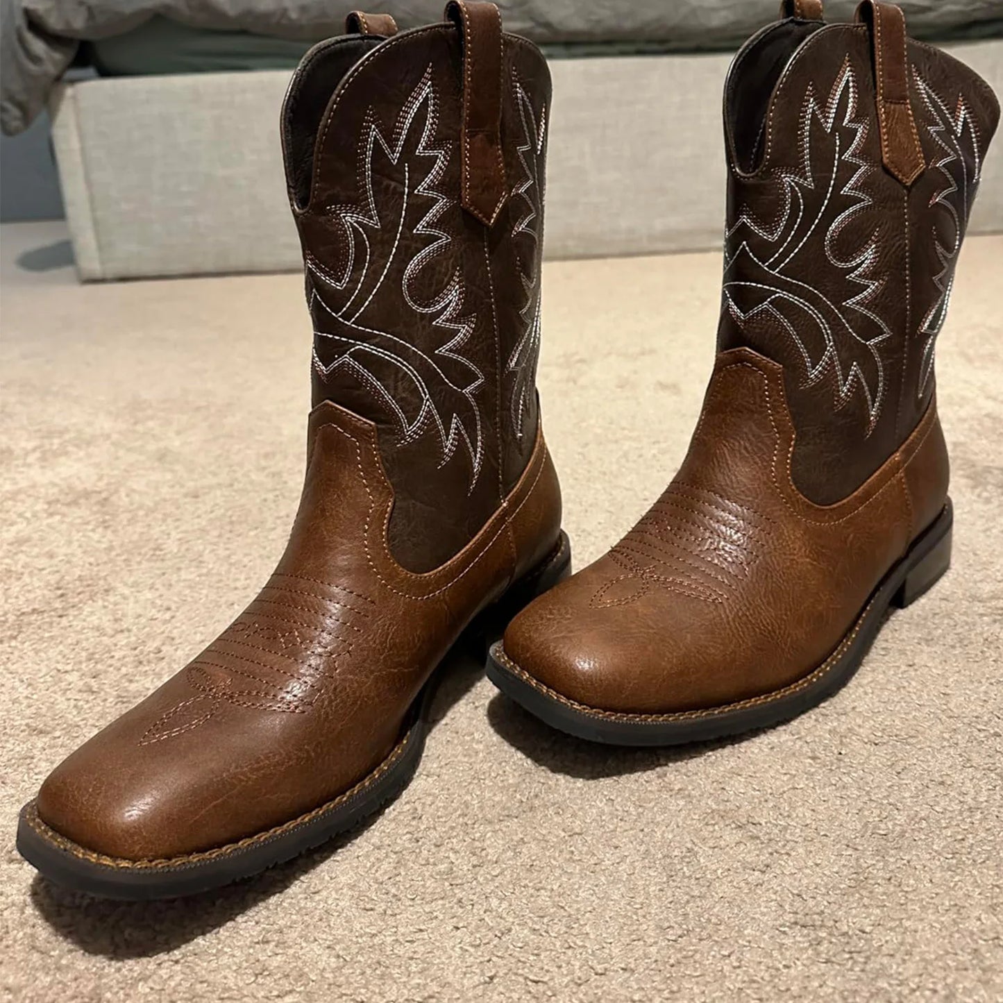 Cowboy Boots for Men - Square Toe