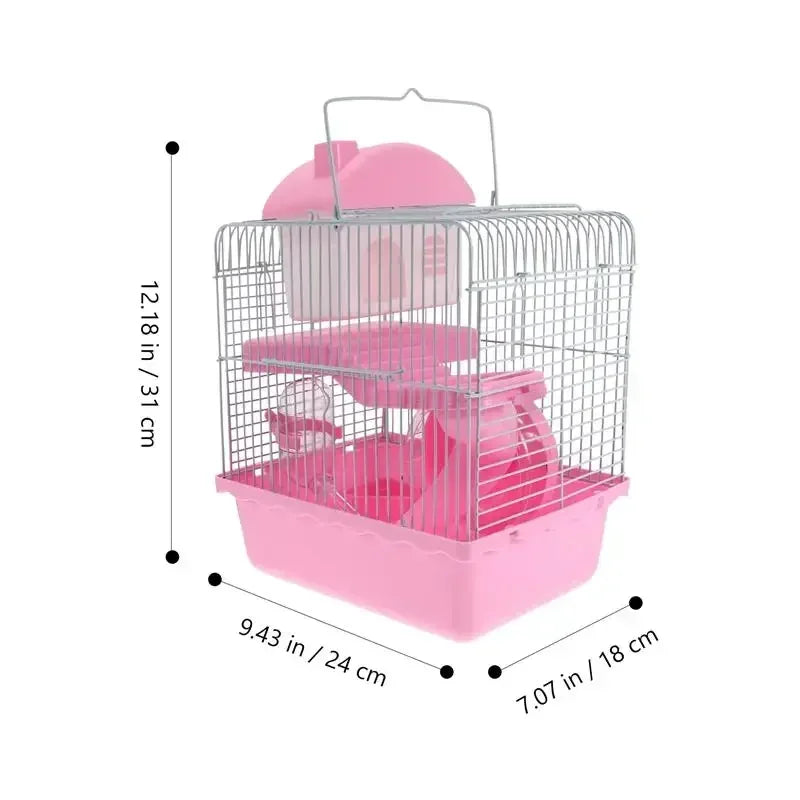 Double-layer Small Animal Cage