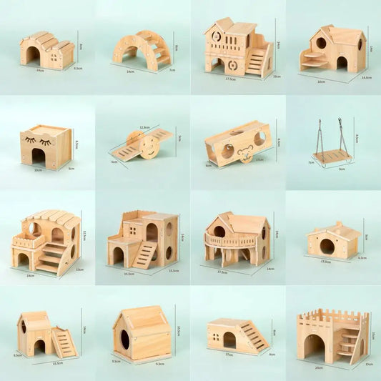 Small Animal Wooden Pet Toys