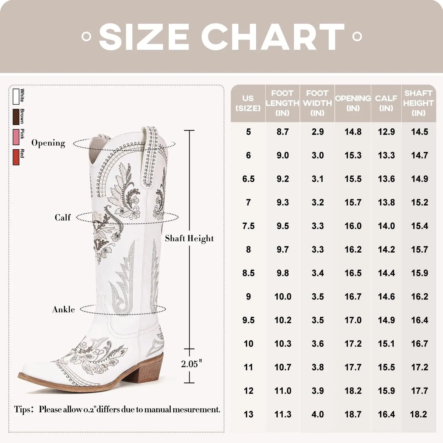 Sparkly Rhinestone Retro Cowboy Boots for Women - Wide Calf Knee High